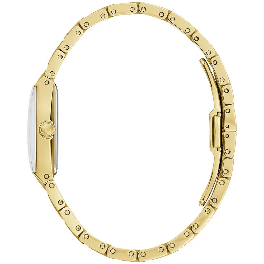 Bulova Classic Sutton Automatic Mens Gold Watch 97l172