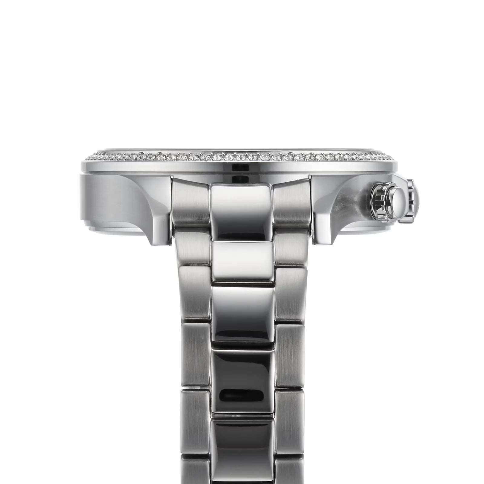 Hugo Boss Womens 1502565 Pandora Silver Tone Stainless Steel Watch With Rose Gold Dial