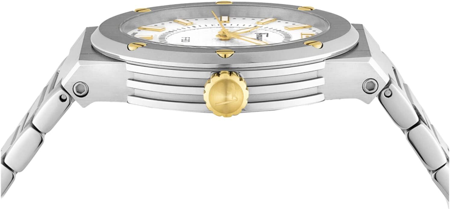 Salvatore Ferragamo F 80 Classic Silver Dial Silver Steel Strap Watch For Men Sfhy02922