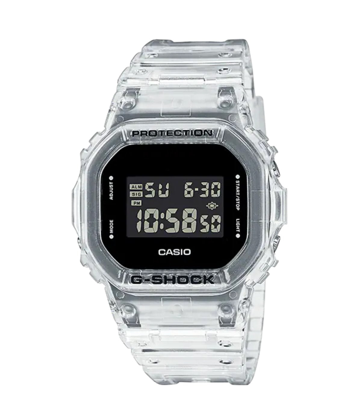 Casio G Shock Mens Watch Translucent Dw 5600ske 7dr