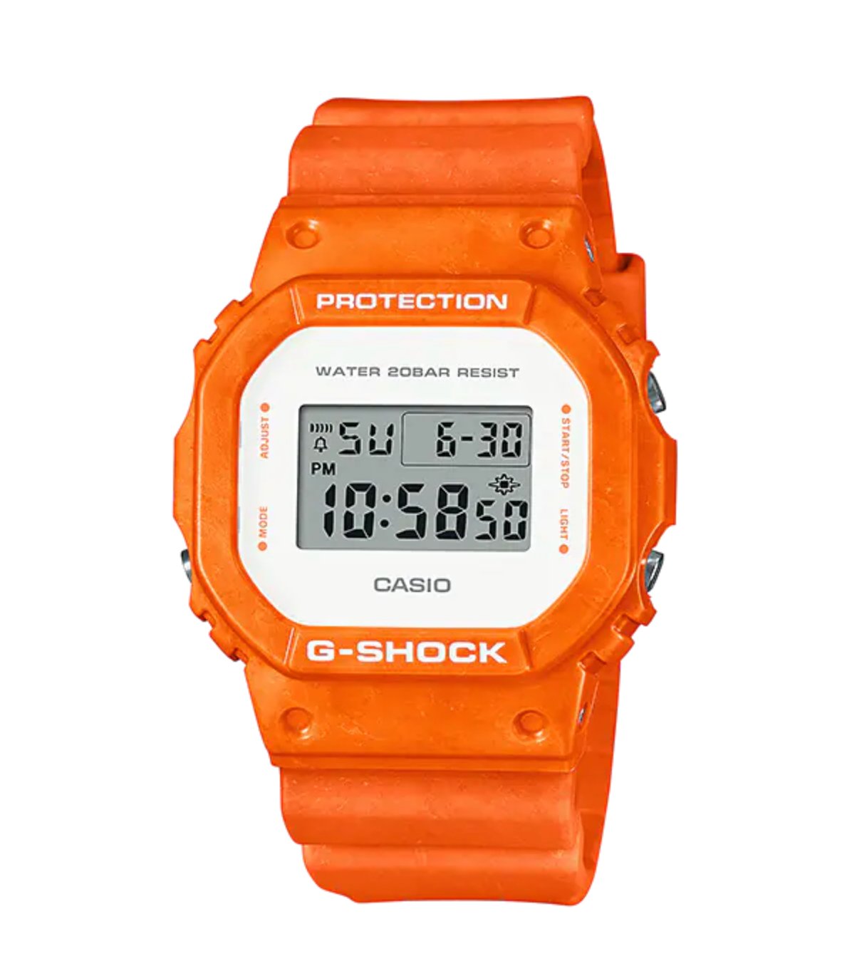 Casio G Shock Mens Watch Vivid Orange Dw 5600ws 4dr