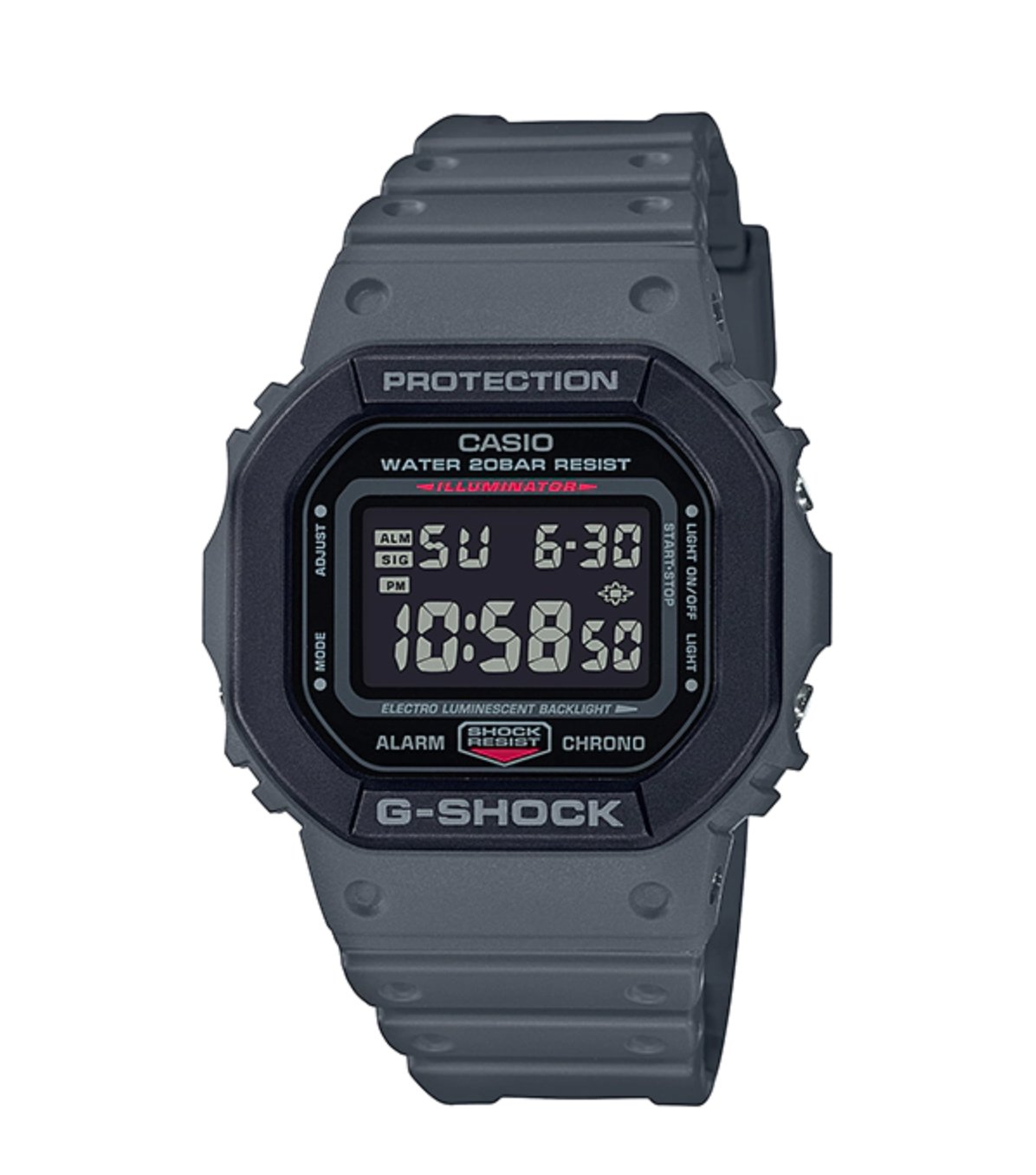 Casio G Shock Mens Watch Dark Grey Matte Dw 5610su 8dr