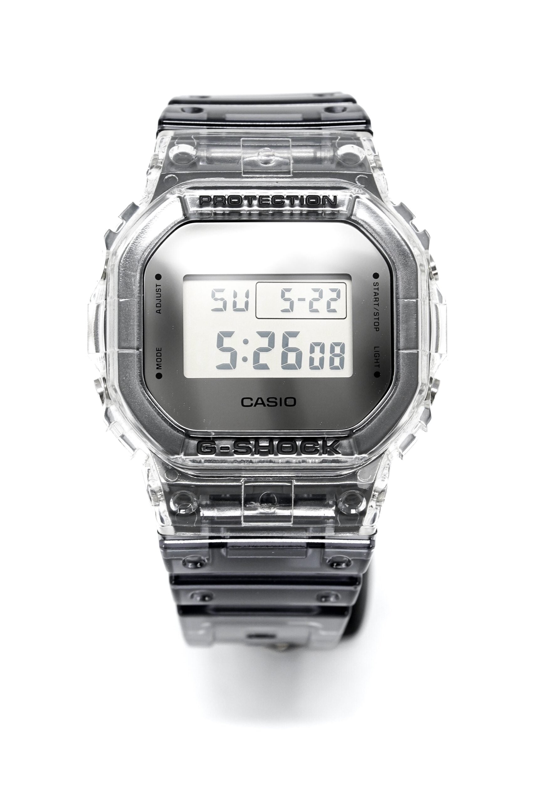 Casio G Shock Mens Watch Translucent Dw 5600sk 1dr
