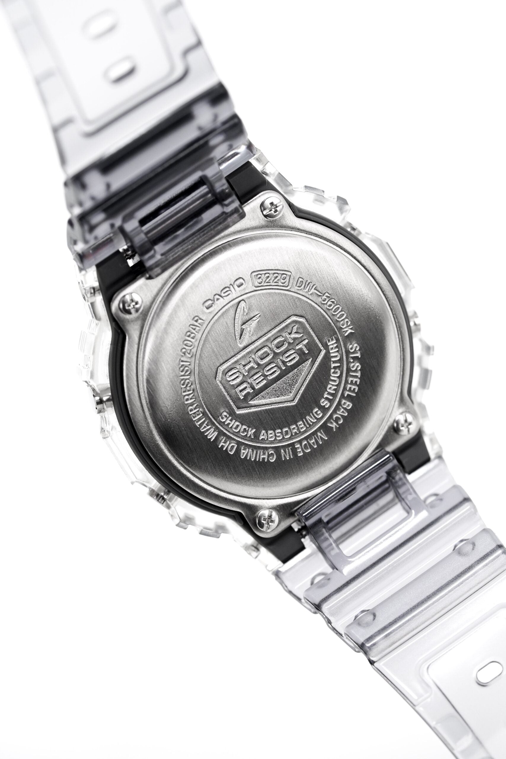 Casio G Shock Mens Watch Translucent Dw 5600sk 1dr
