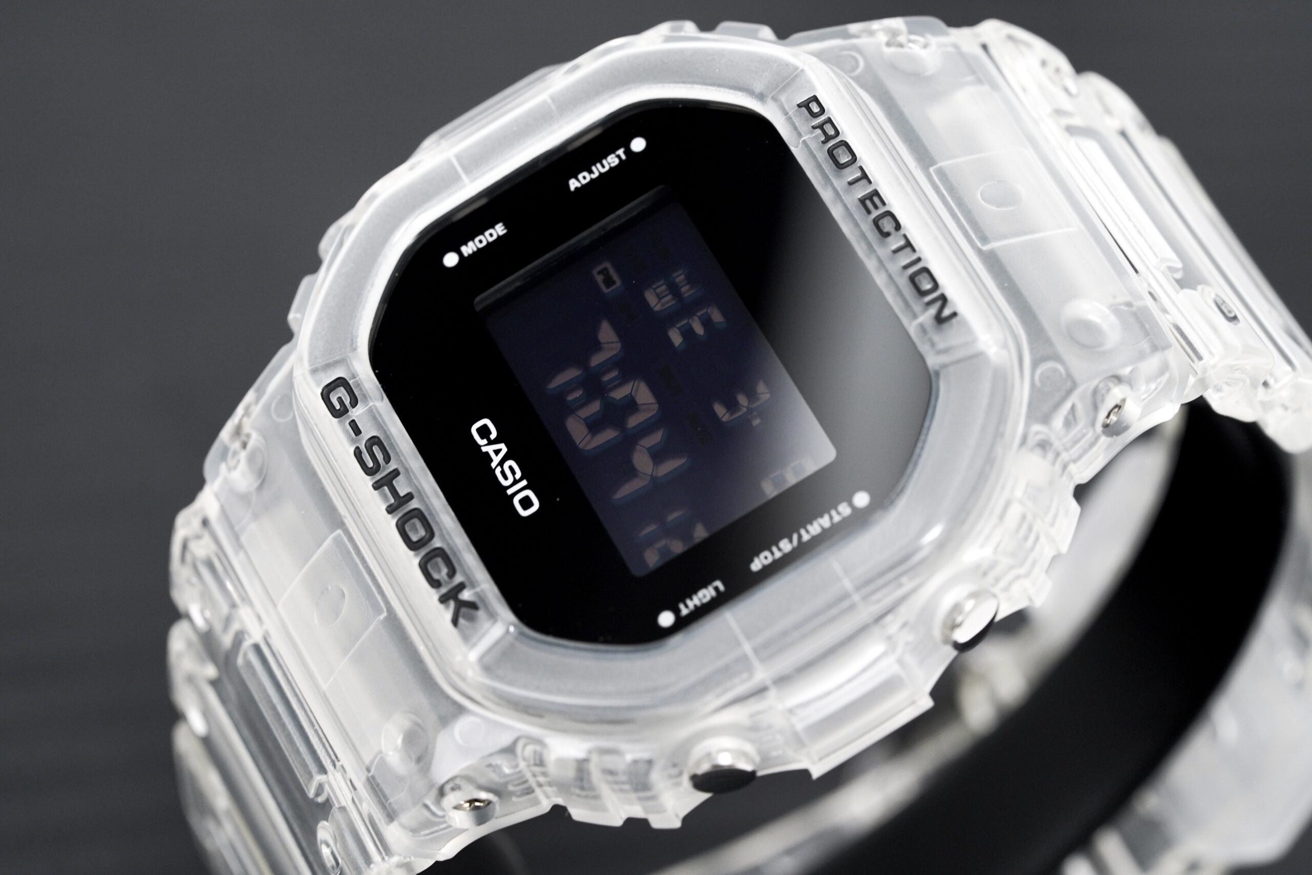 Casio G Shock Mens Watch Translucent Dw 5600ske 7dr