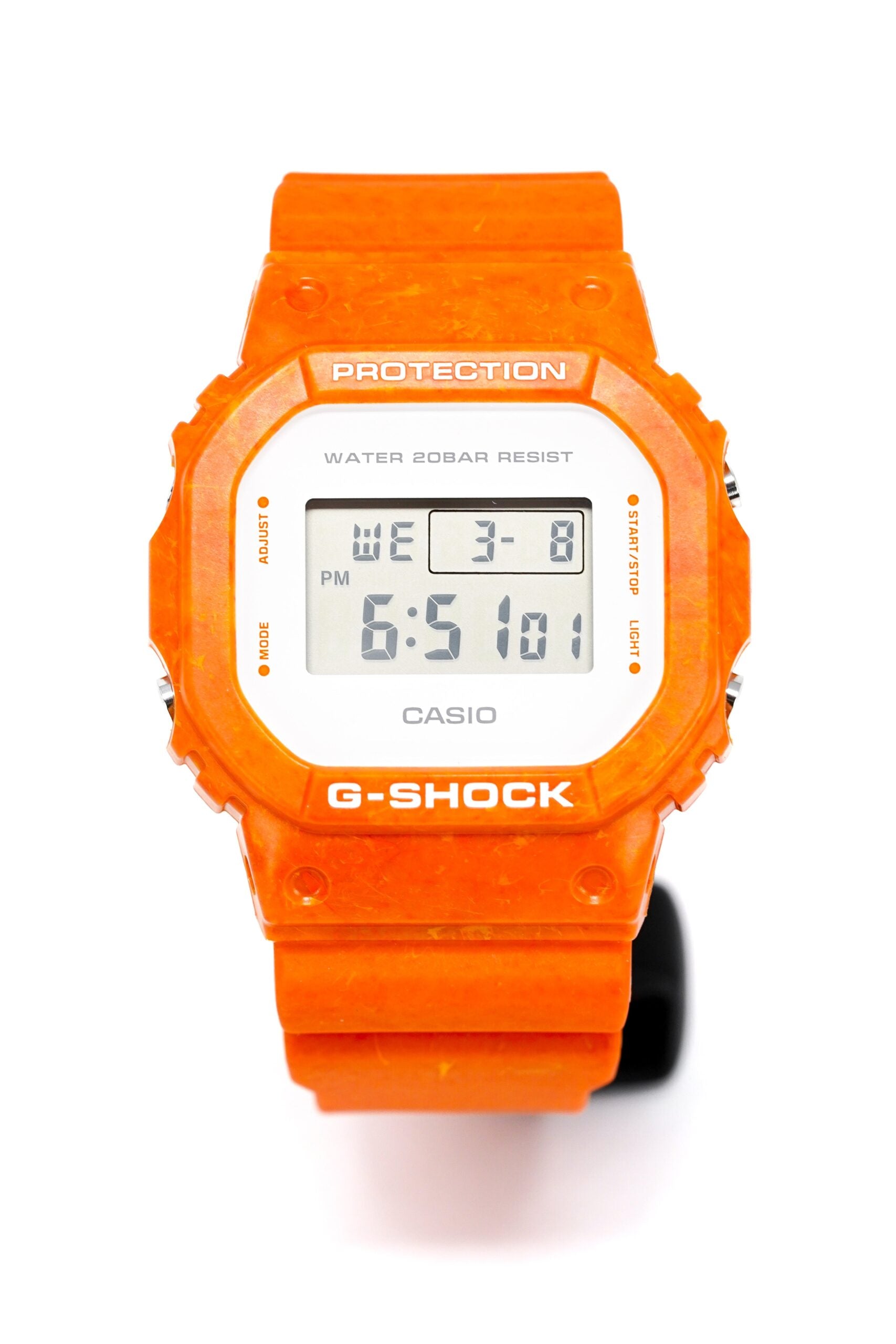 Casio G Shock Mens Watch Vivid Orange Dw 5600ws 4dr