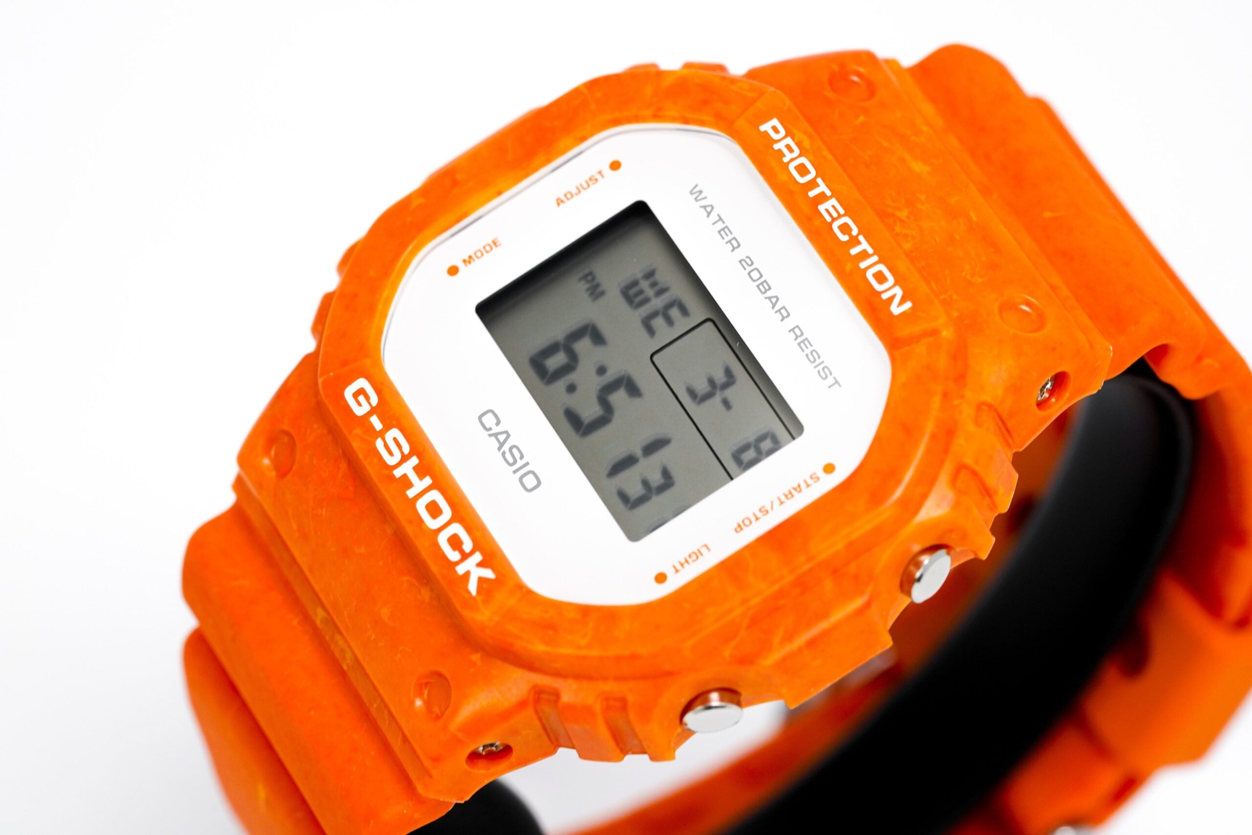 Casio G Shock Mens Watch Vivid Orange Dw 5600ws 4dr