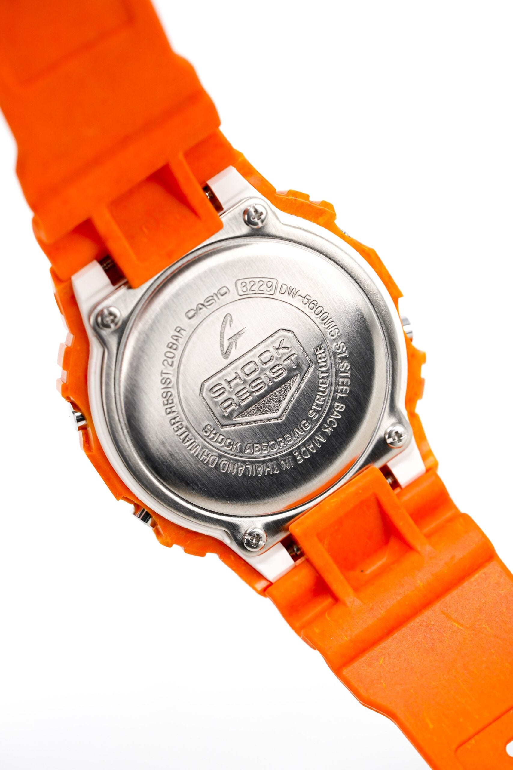 Casio G Shock Mens Watch Vivid Orange Dw 5600ws 4dr