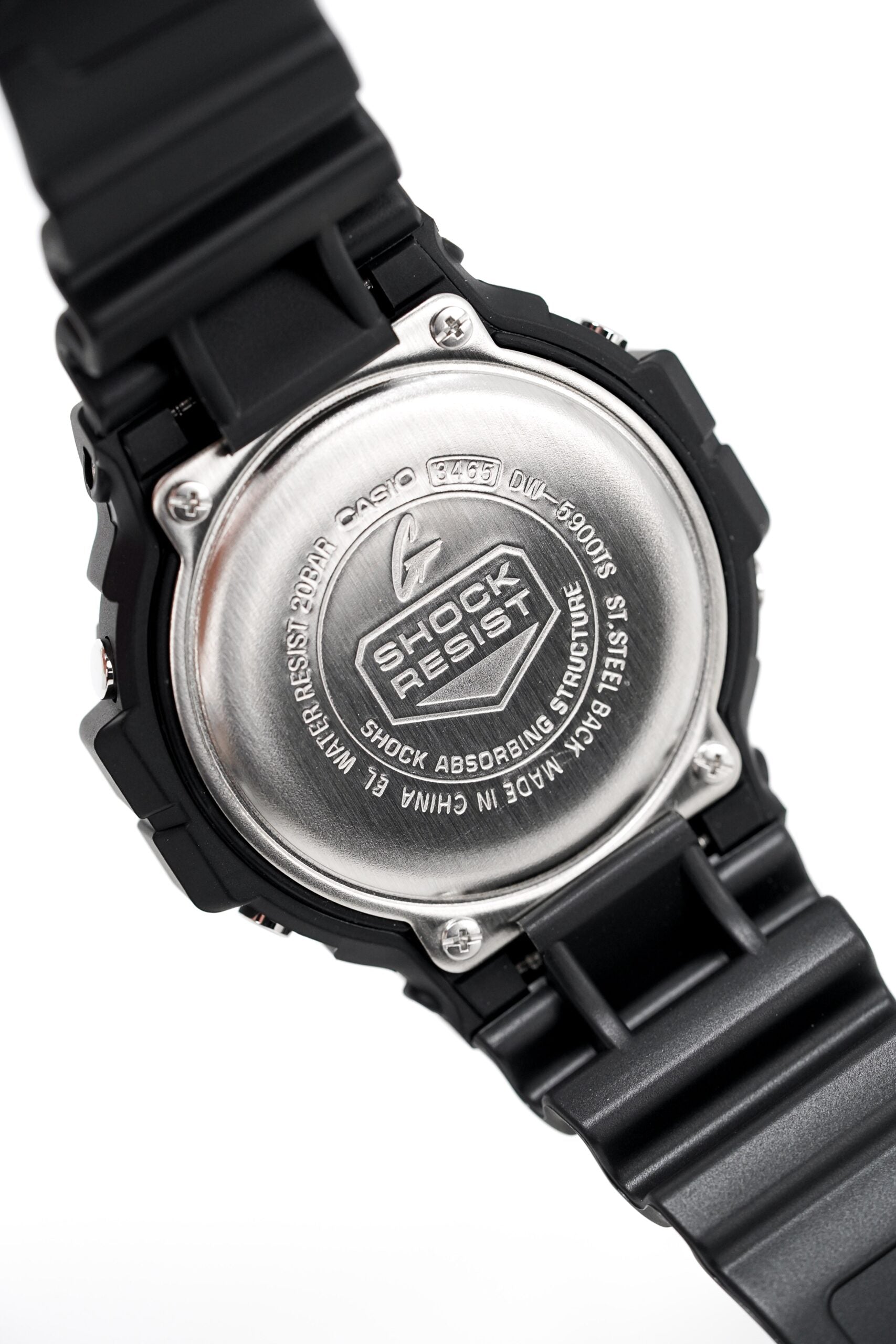 Casio G Shock Watch Mens Shock Tech Skeleton Black Green Dw 5900ts 1dr