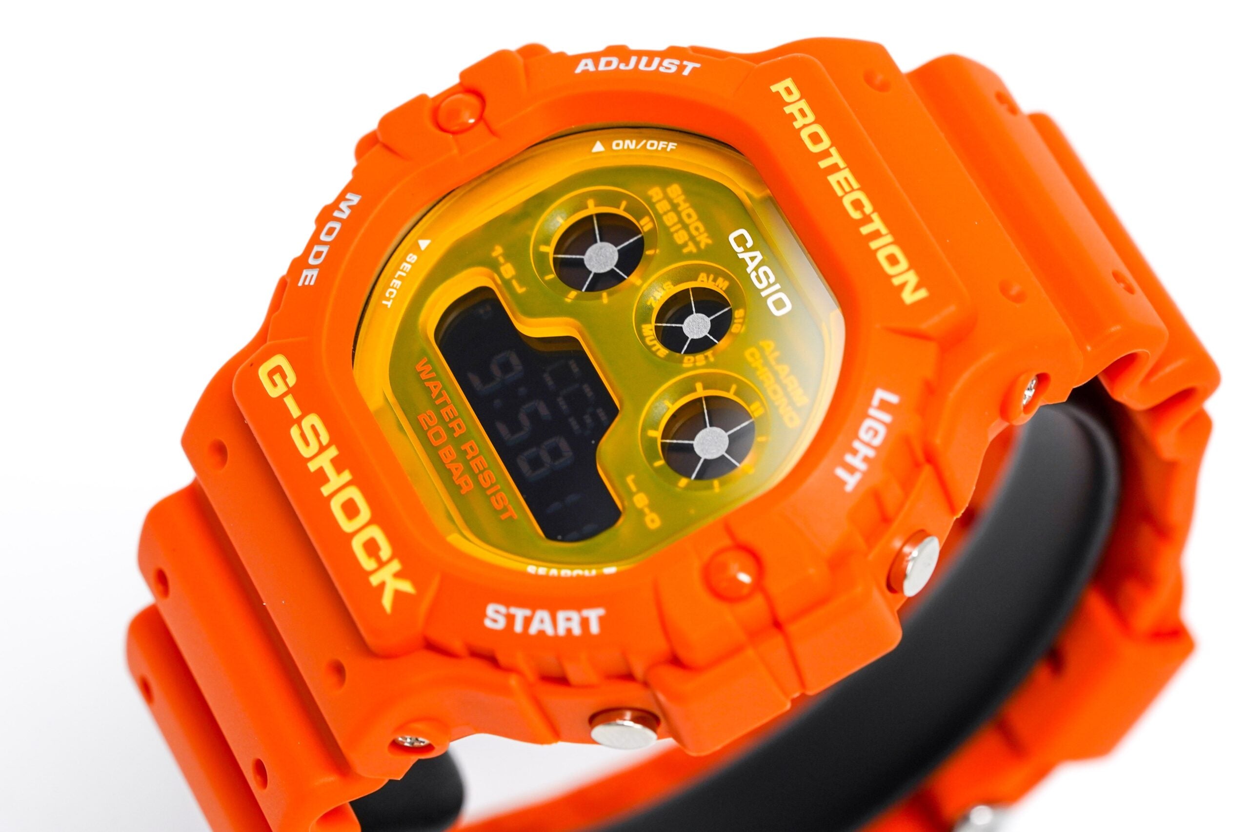Casio G Shock Watch Mens Shock Tech Orange Dw 5900ts 4dr