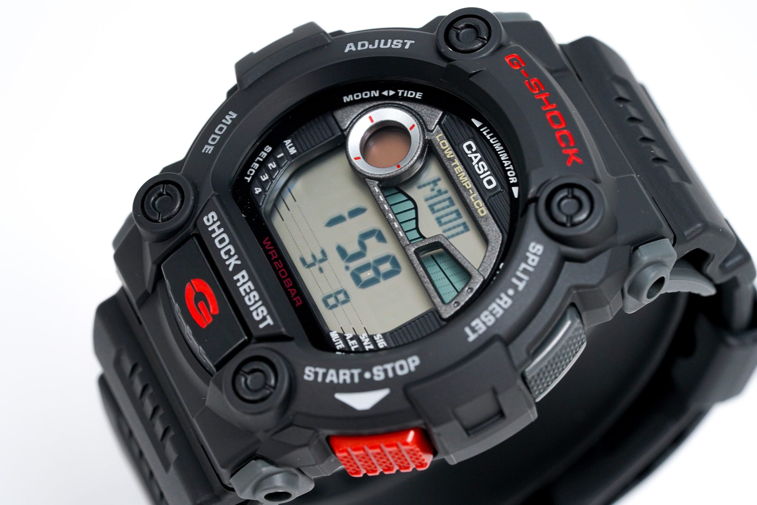Casio G Shock Watch Mens G Rescue Black Red G 7900 1dr