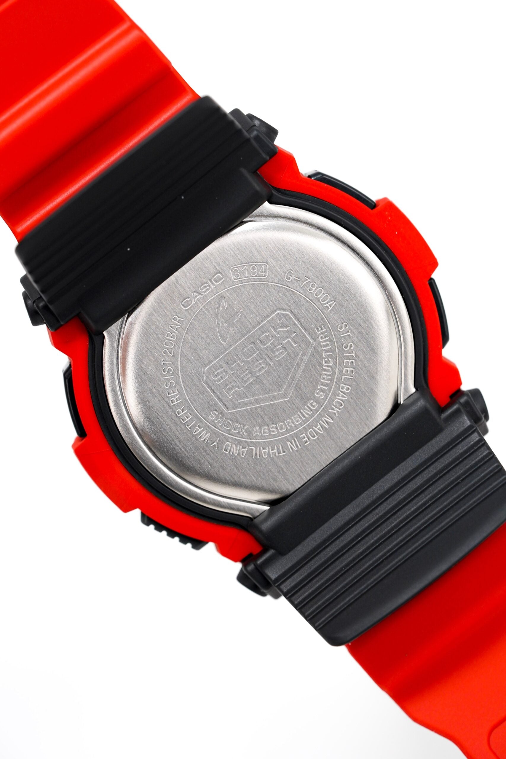 Casio G Shock Watch Mens G Rescue Red G 7900a 4dr