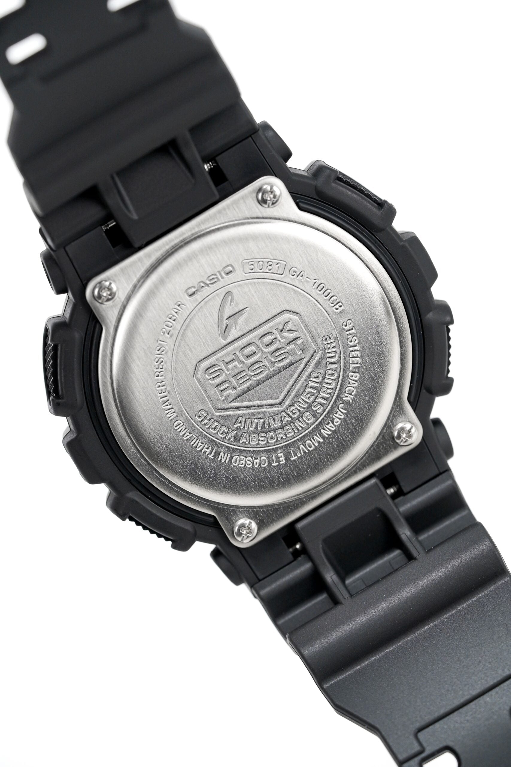 Casio G Shock Watch Mens Blue Camo Ga 100cb 1adr