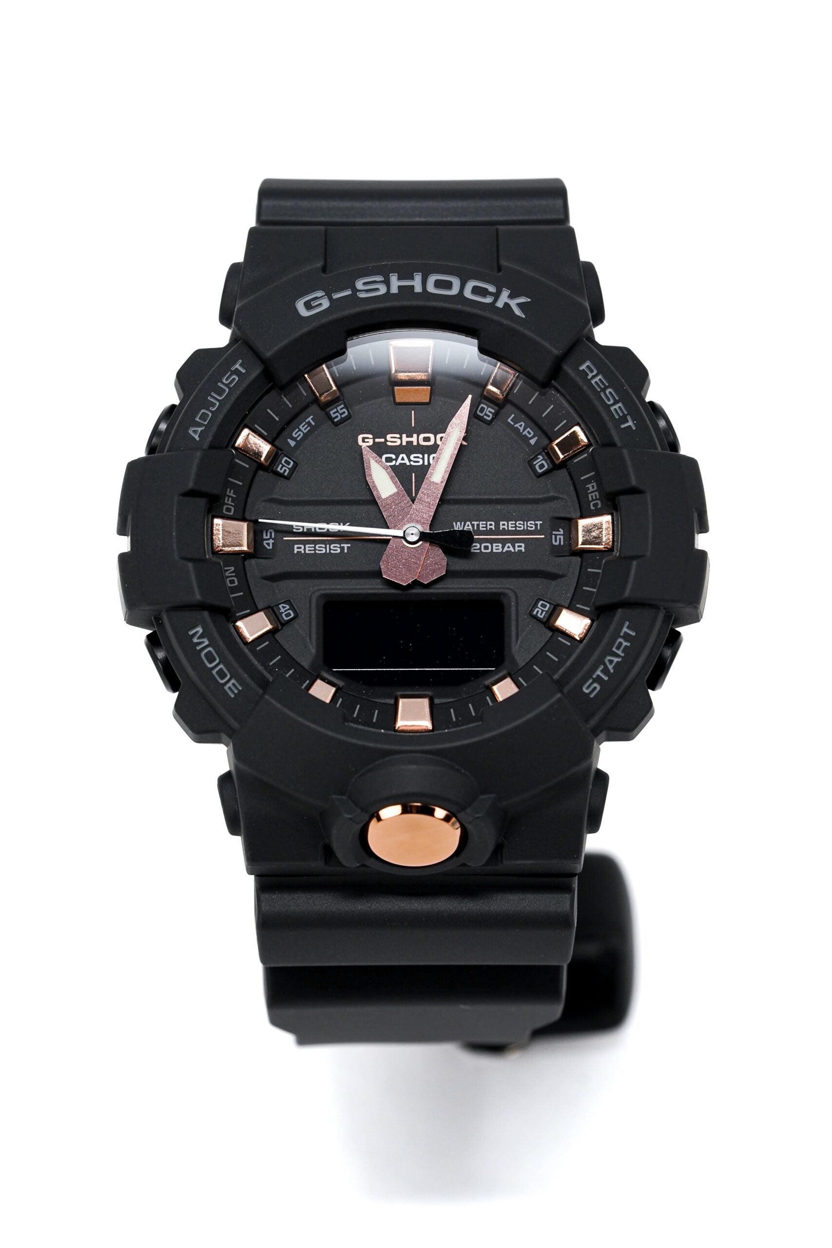 Casio G Shock Watch Black Rose Gold Ga 810b 1a4dr