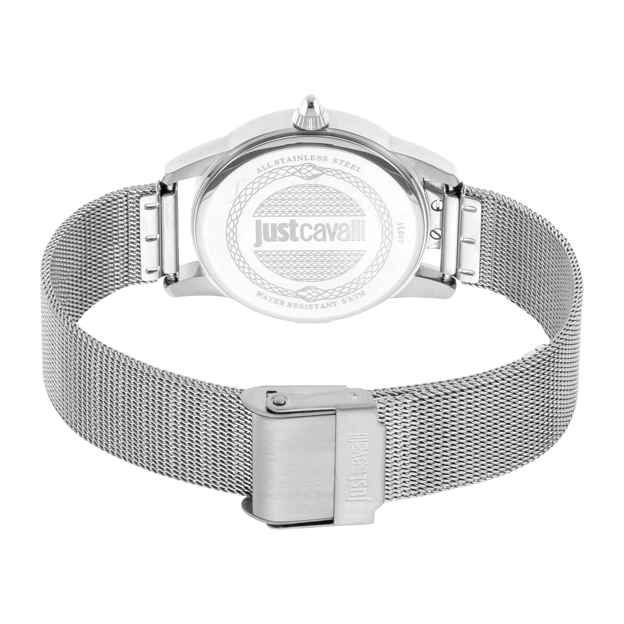 Just Cavalli JC Shine 2 Silver Steel Glitter