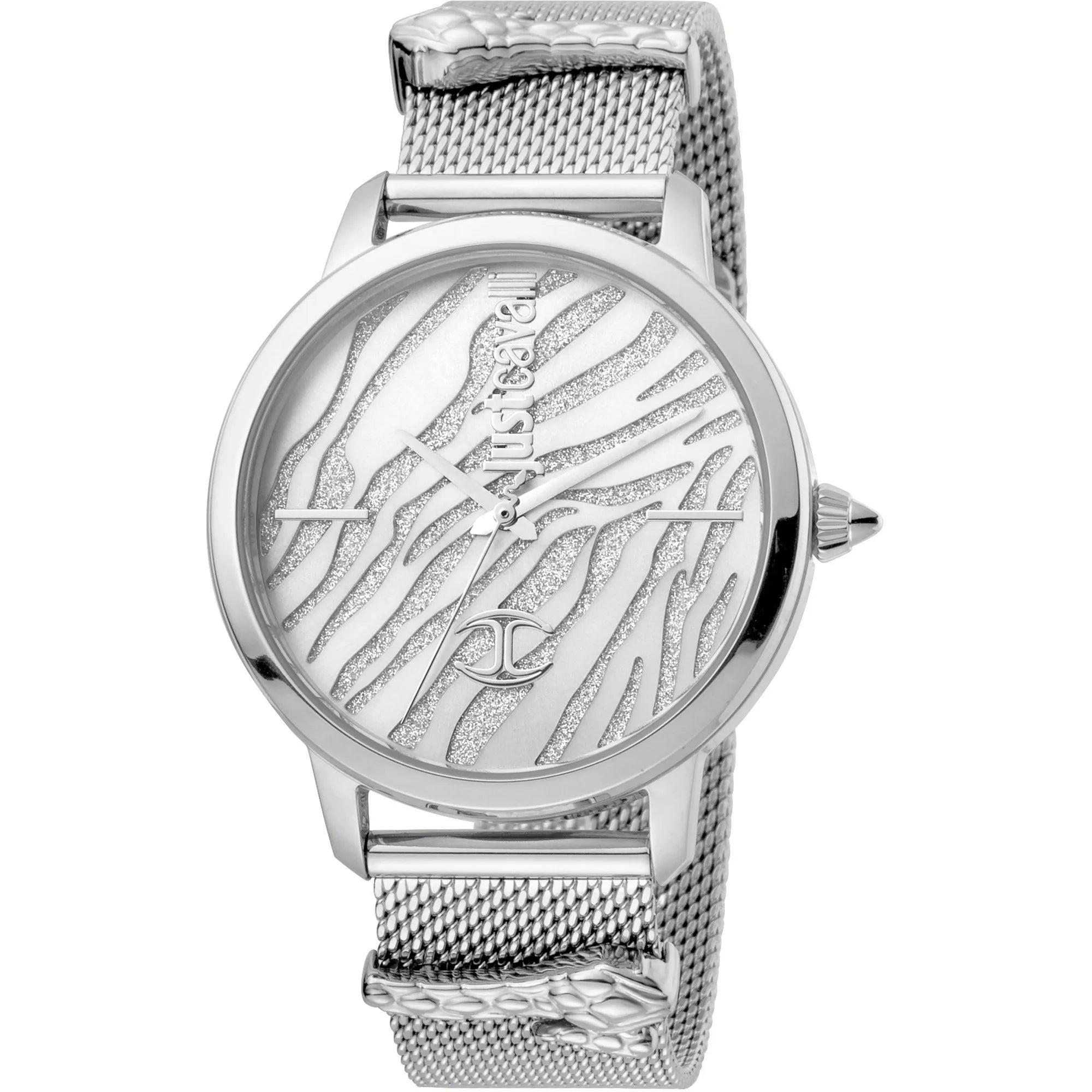 Just Cavalli Just per me Steel Silver Zebra Glitter
