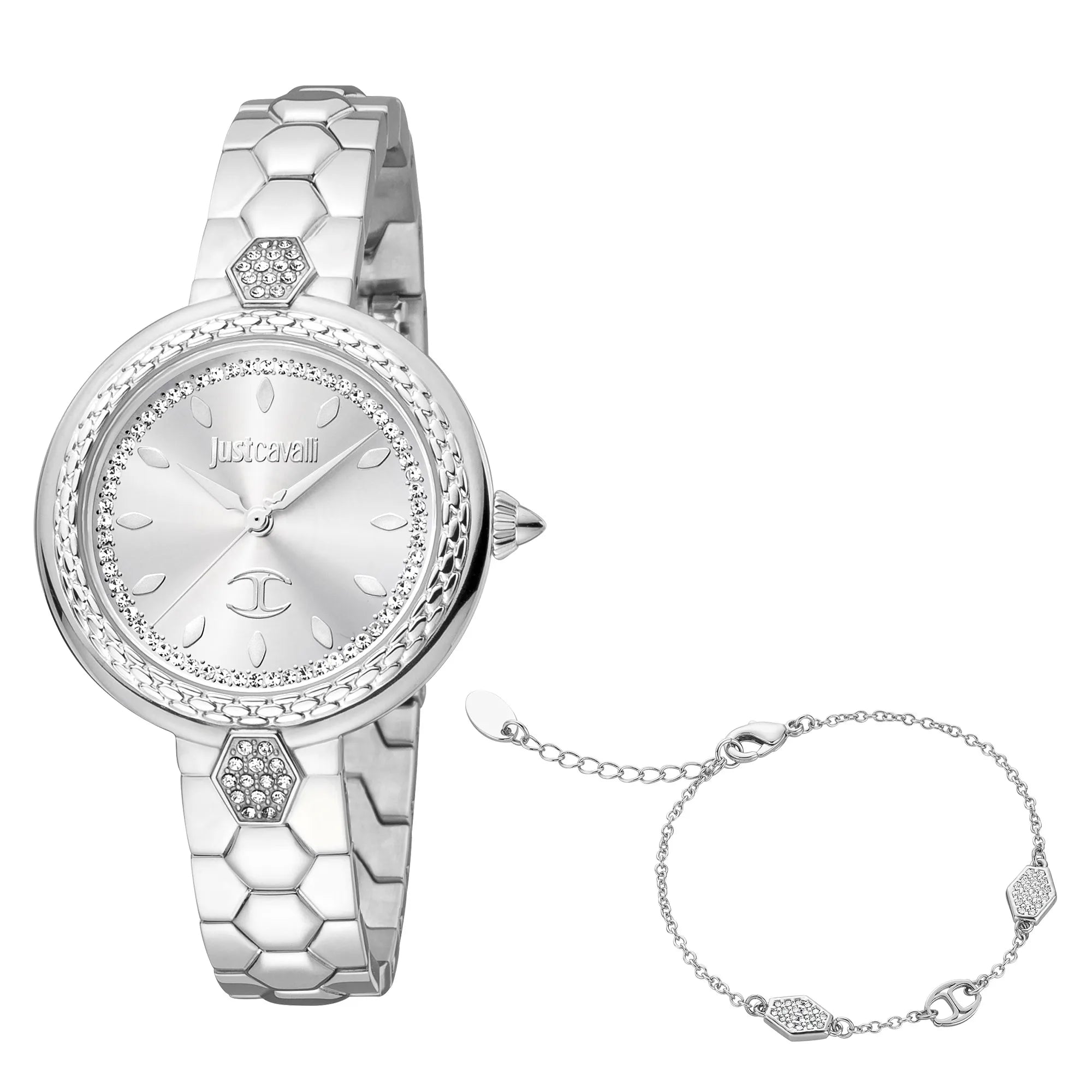 Just Cavalli Snake Creazione Silver