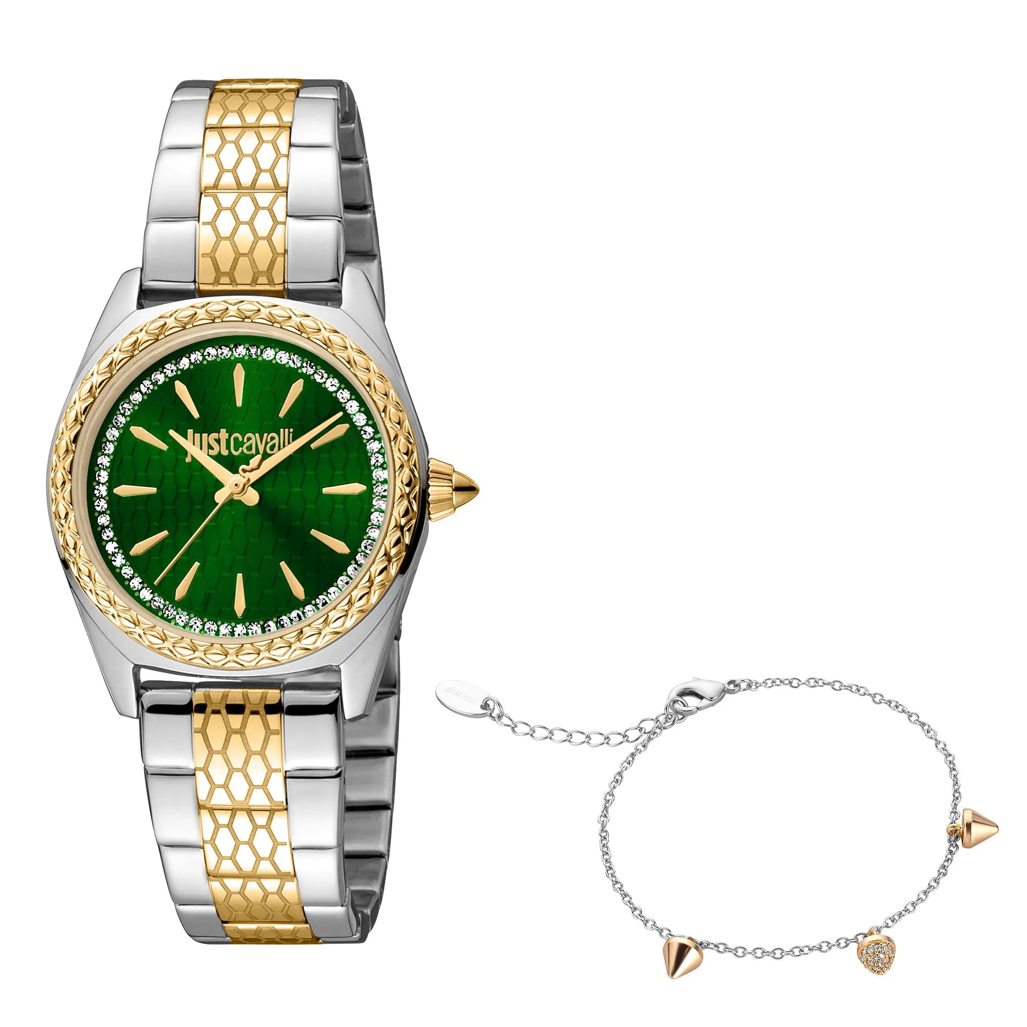 Just Cavalli Fashion Glam Two Tones Green