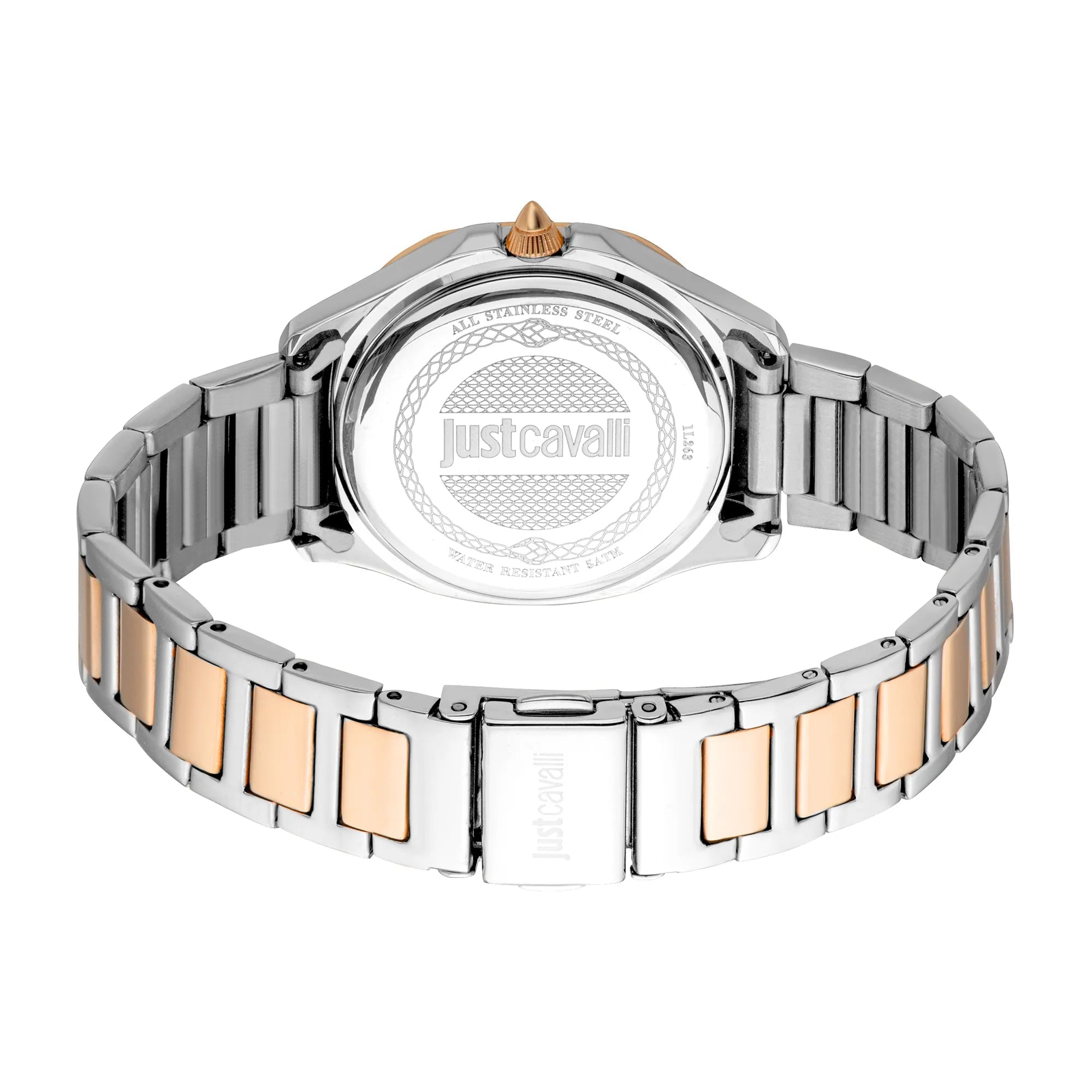 Just Cavalli Quadro Two Tones RG Silver