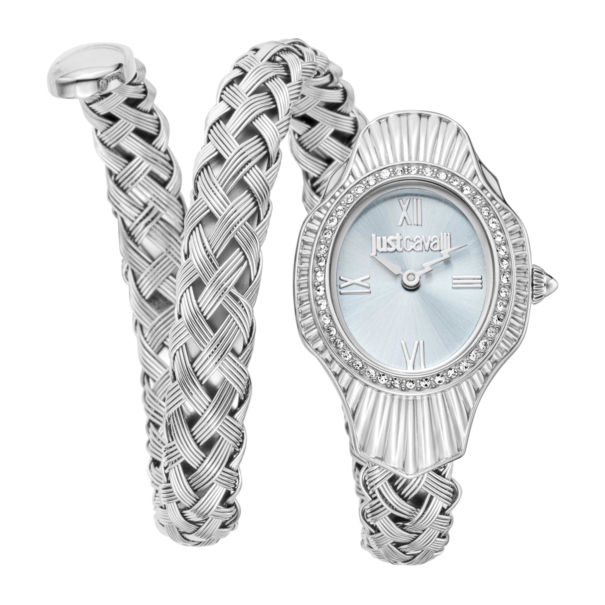 Just Cavalli Twined Silver Turquoise