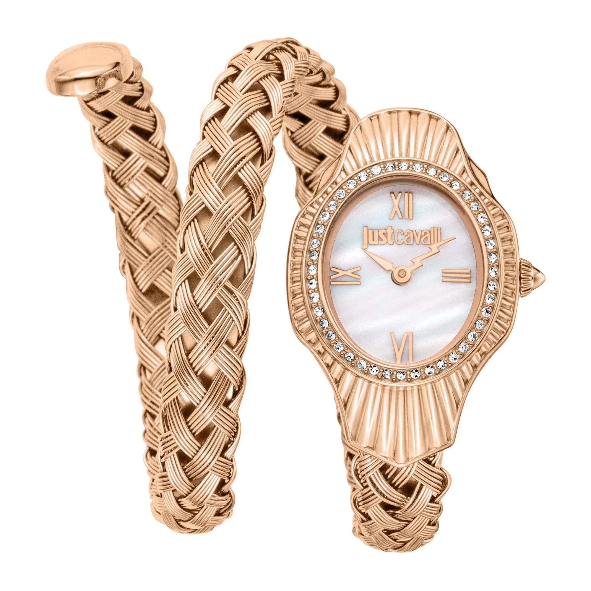 Just Cavalli Twined Rose Gold Silver