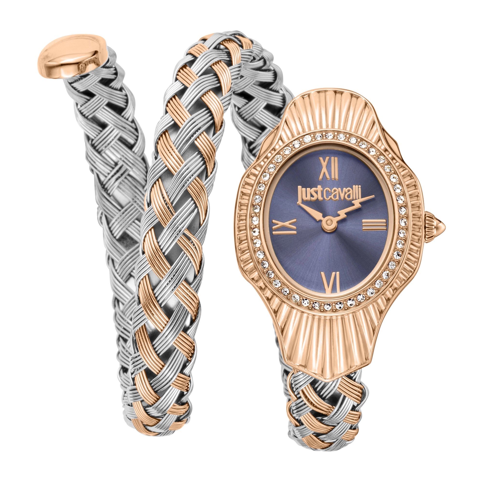Just Cavalli Twined Two Tones RG Blue