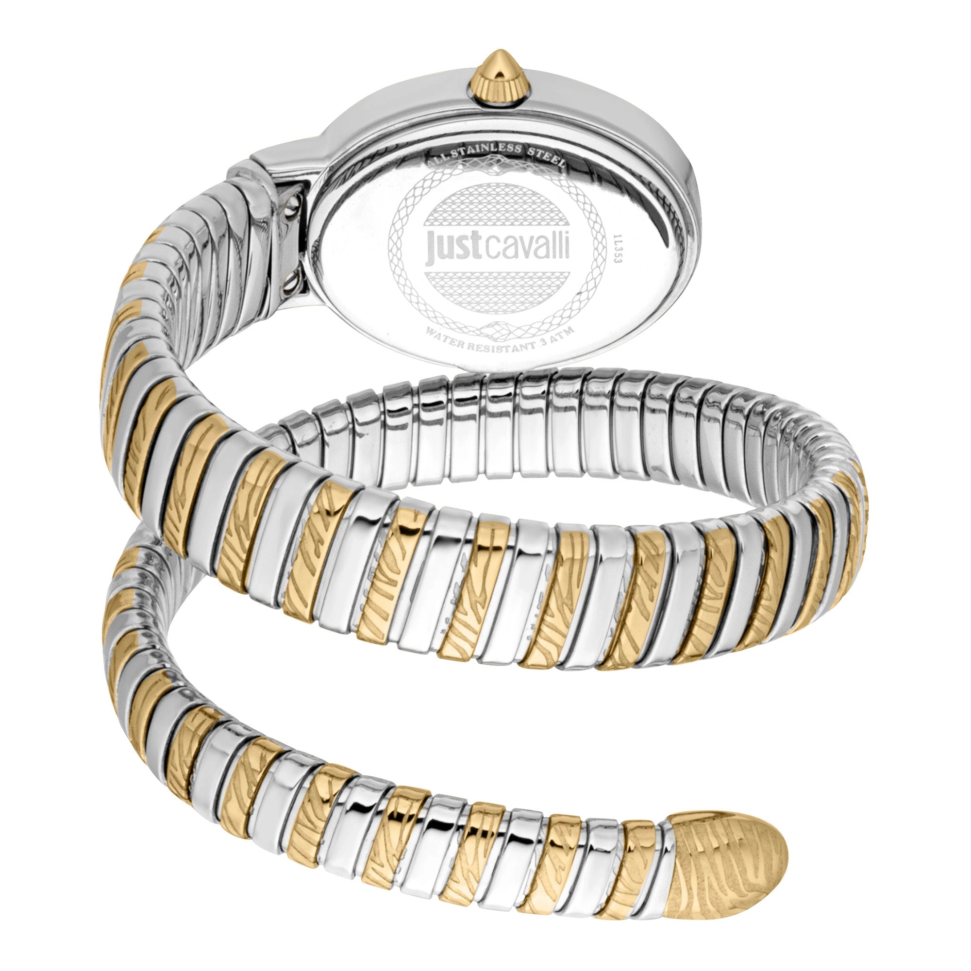Just Cavalli Velina Silver Yellow Gold Green