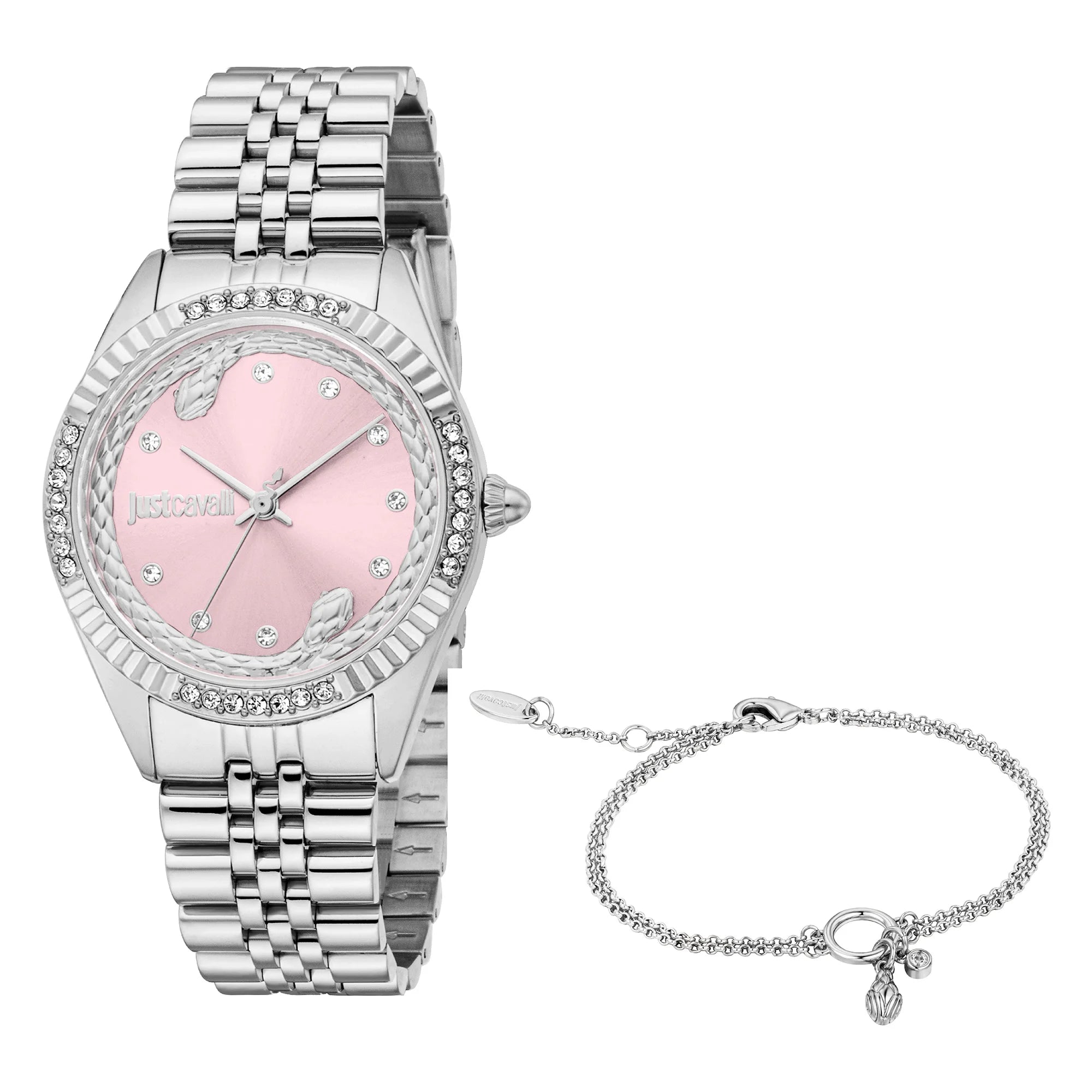 Just Cavalli Vittoria Glam Silver Rose