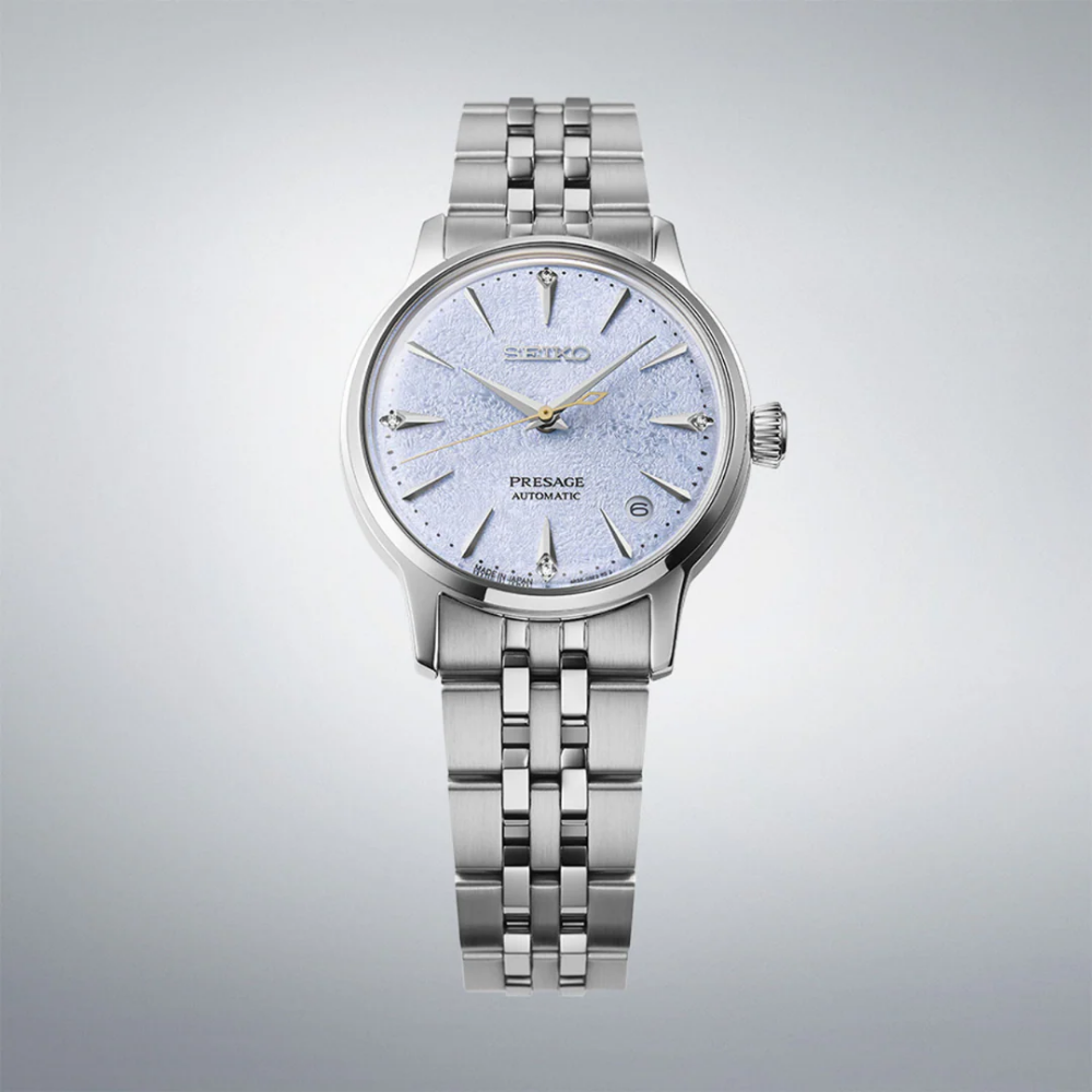 Seiko Presage Cocktail Time Roestvrij staal Band Men Horloge Srpl61J1