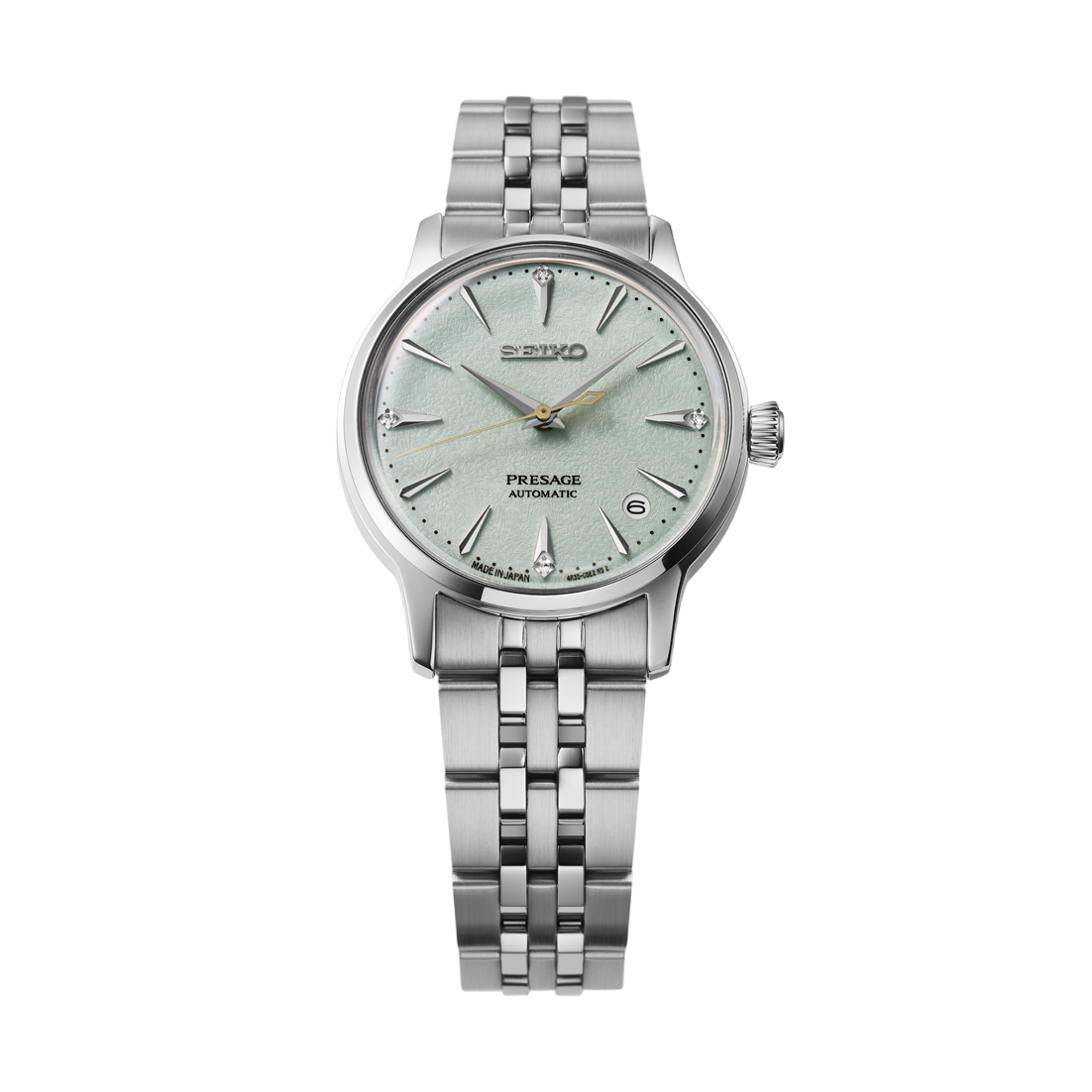 Seiko Presage Zilver Roestvrij staal Band Women Horloge Srpl63J1