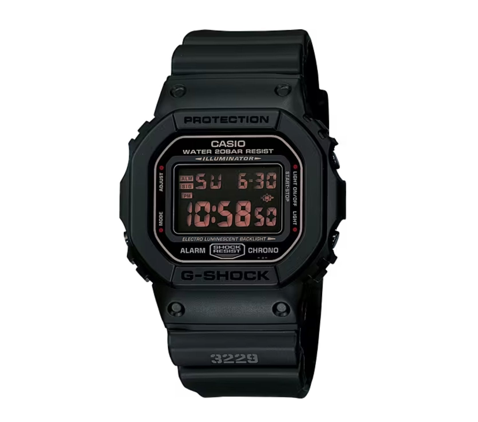 Casio G Shock Watch Mens Black Dw 5600ms 1dr
