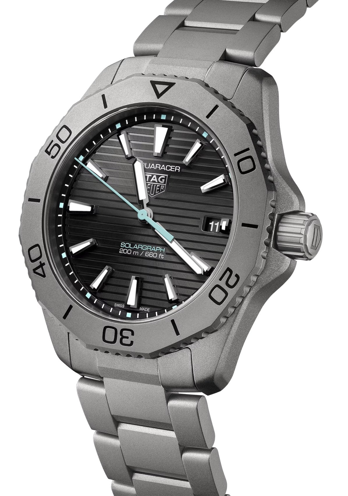 Tag Heuer Watch Aquaracer Professional 200 Solargraph Wbp1180 Bf0000