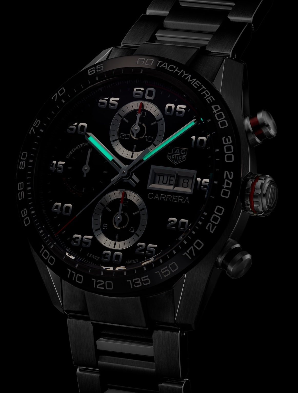 Tag Heuer Watch Carrera Automatic Chronograph Cbn2a1aa Ba0643
