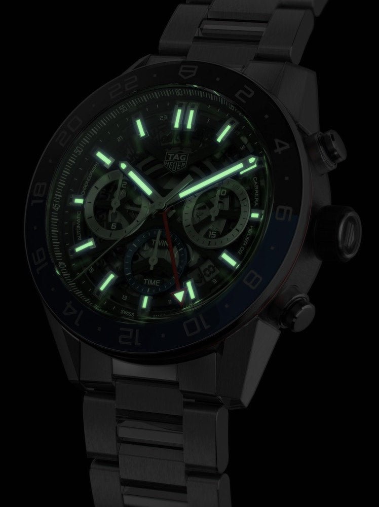 Tag Heuer Watch Carrera Chronograph Gmt Cbg2a1z Ba0658