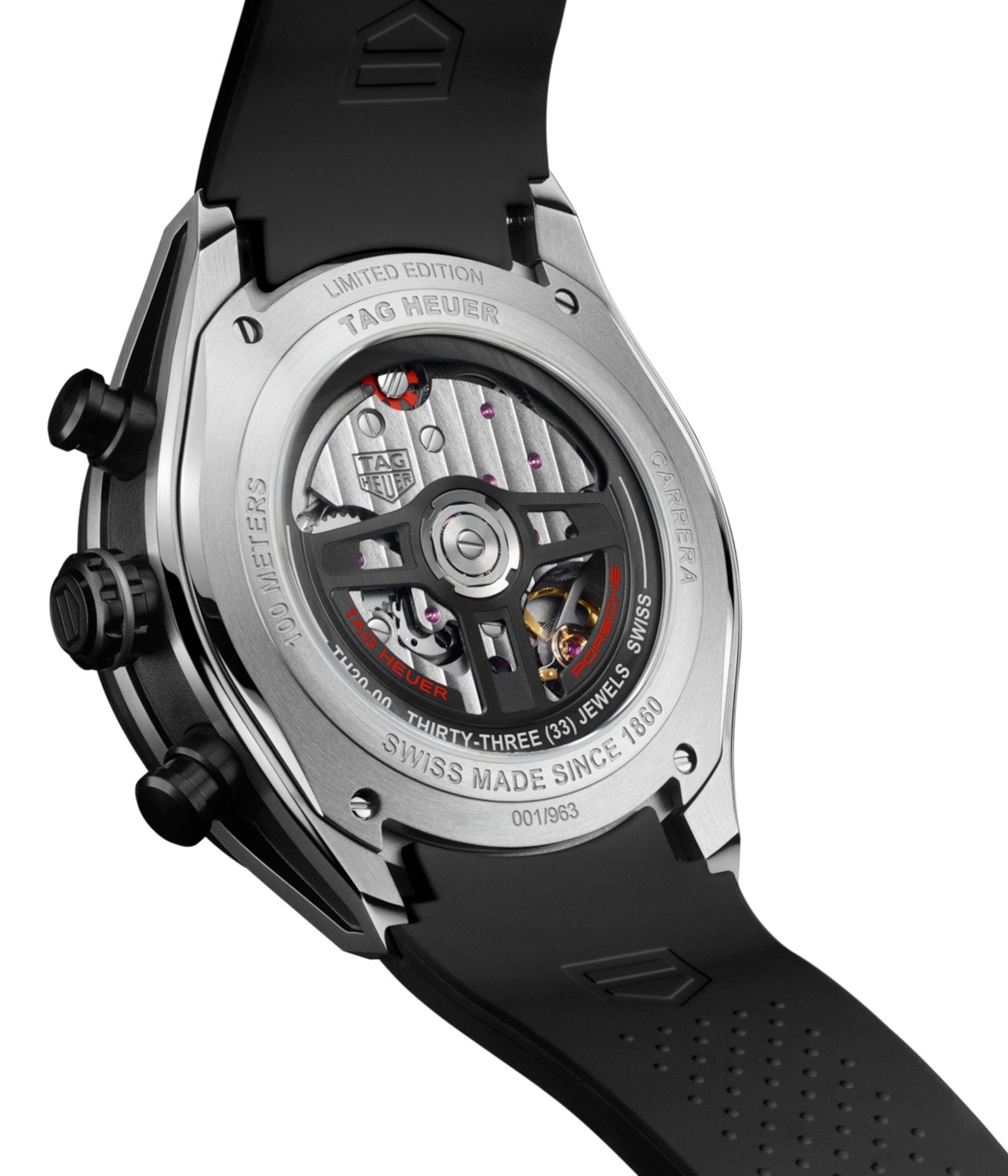 Tag Heuer Watch Carrera Chronograph X Porsche 963 Cbu2010 Ft6267