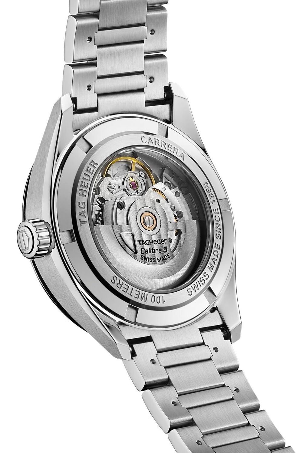 Tag Heuer Watch Carrera Calibre 5 Automatic Mens Wbn2110 Ba0639