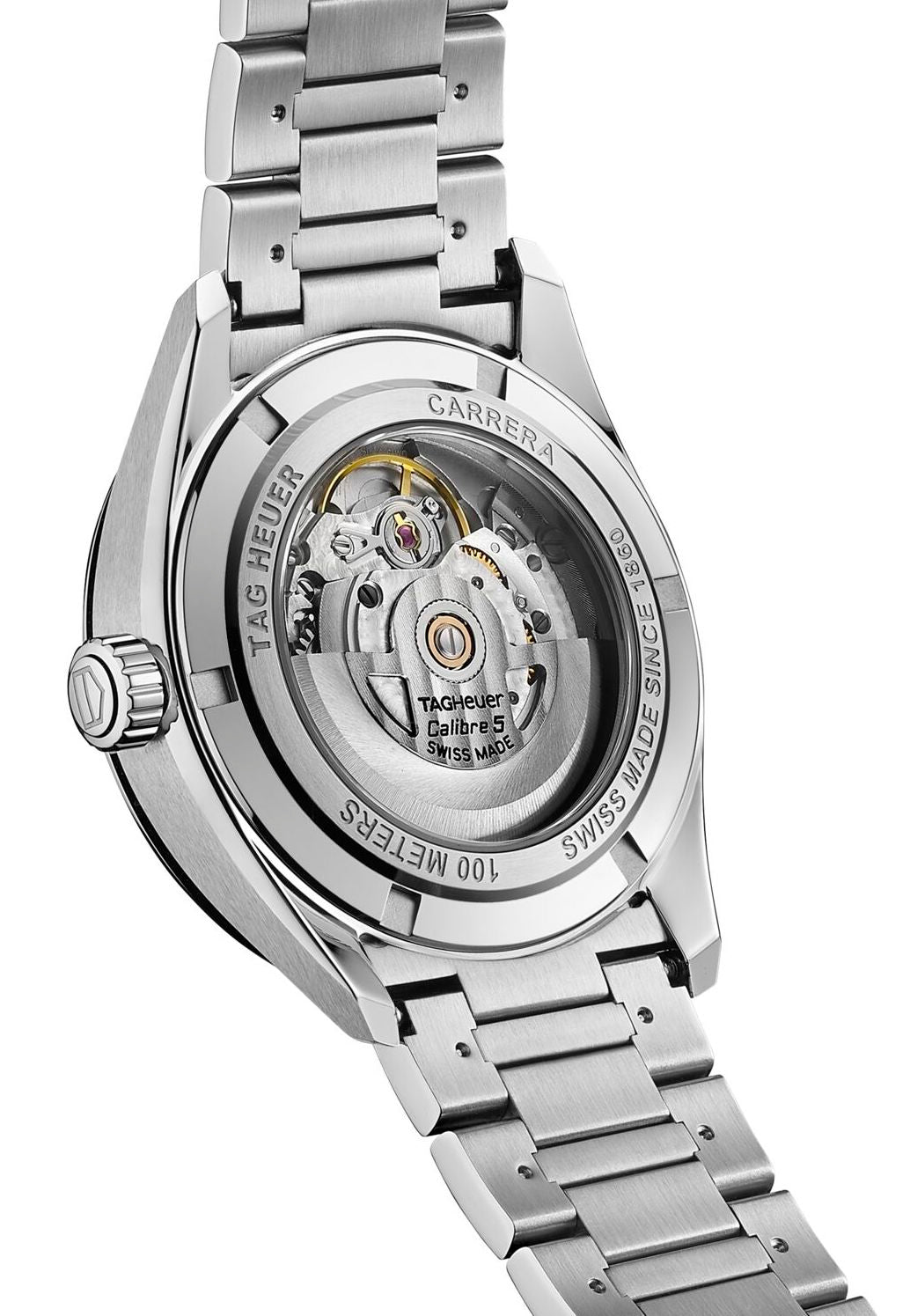 Tag Heuer Watch Carrera Calibre 5 Automatic Mens Wbn2111 Ba0639