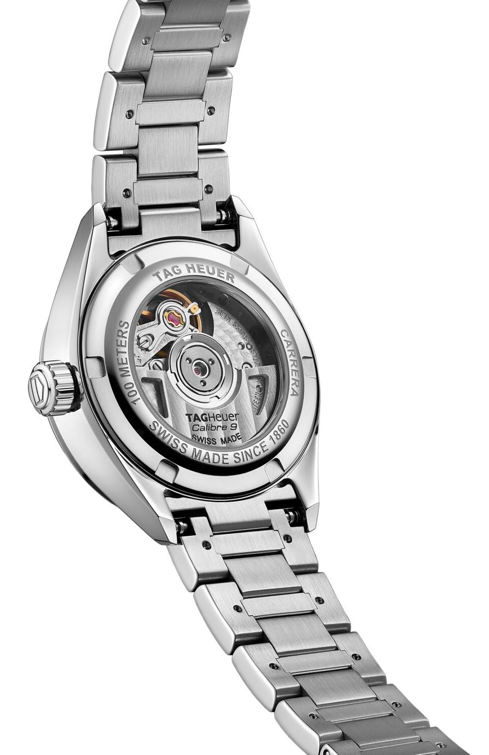 Tag Heuer Watch Carrera Calibre 9 Automatic Ladies Wbn2410 Ba0621