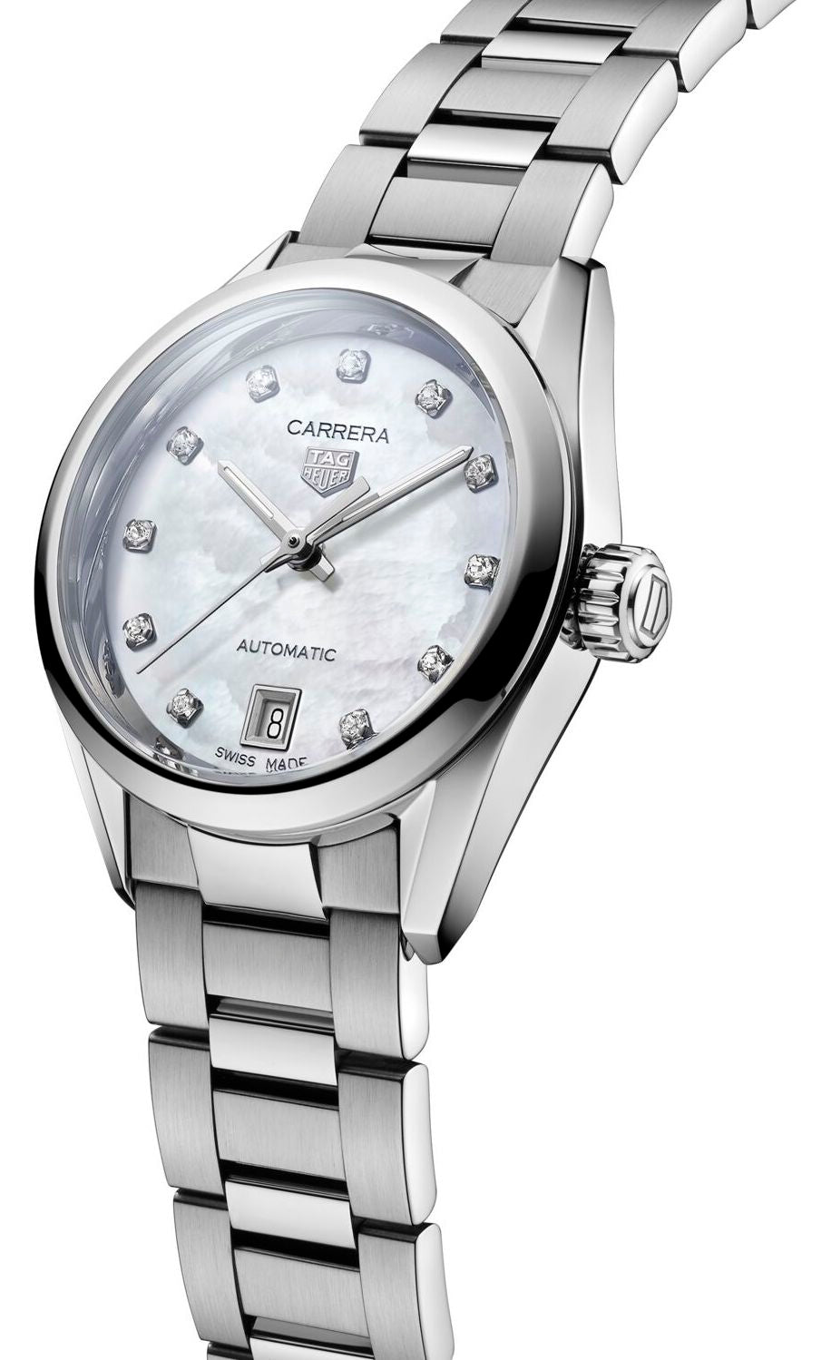 Tag Heuer Watch Carrera Calibre 9 Automatic Ladies Wbn2412 Ba0621