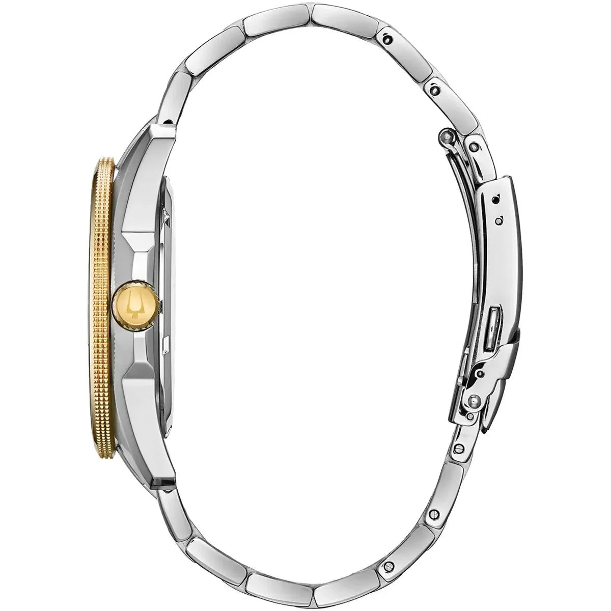 Bulova Marine Star Mens Two Tone Watch 98b334