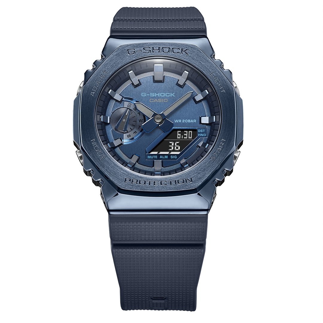 Casio G Shock Mens Blue Watch Gm 2100n 2aer