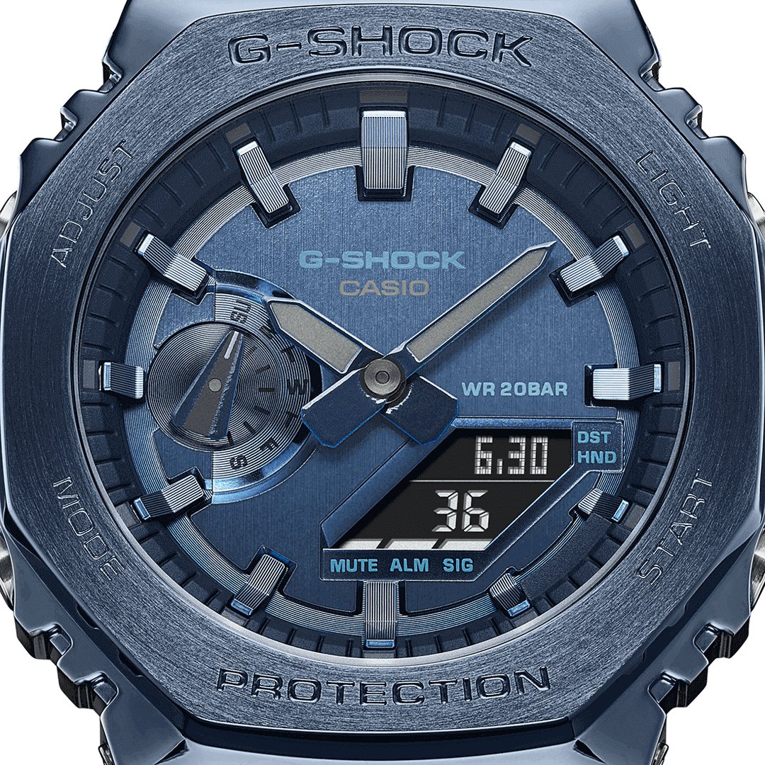 Casio G Shock Mens Blue Watch Gm 2100n 2aer