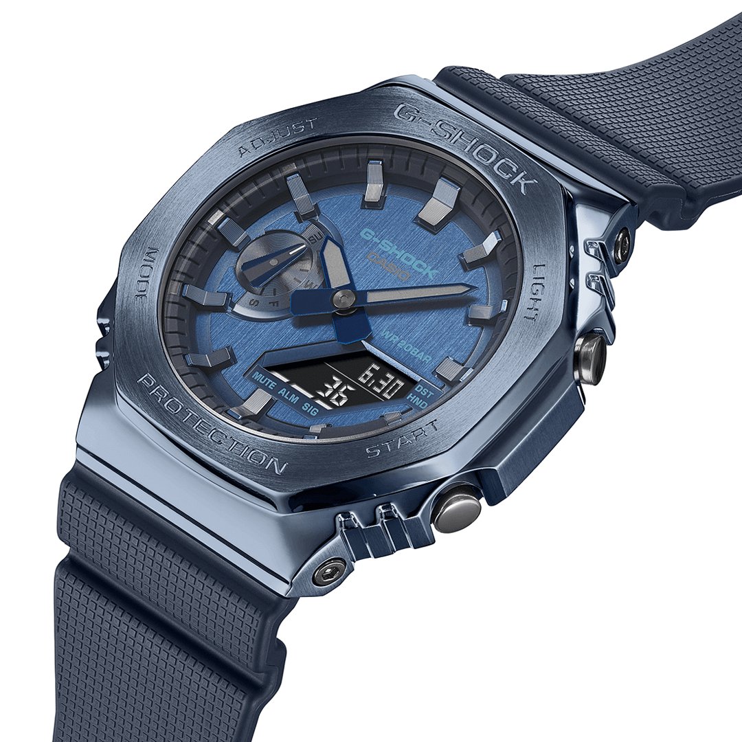 Casio G Shock Mens Blue Watch Gm 2100n 2aer