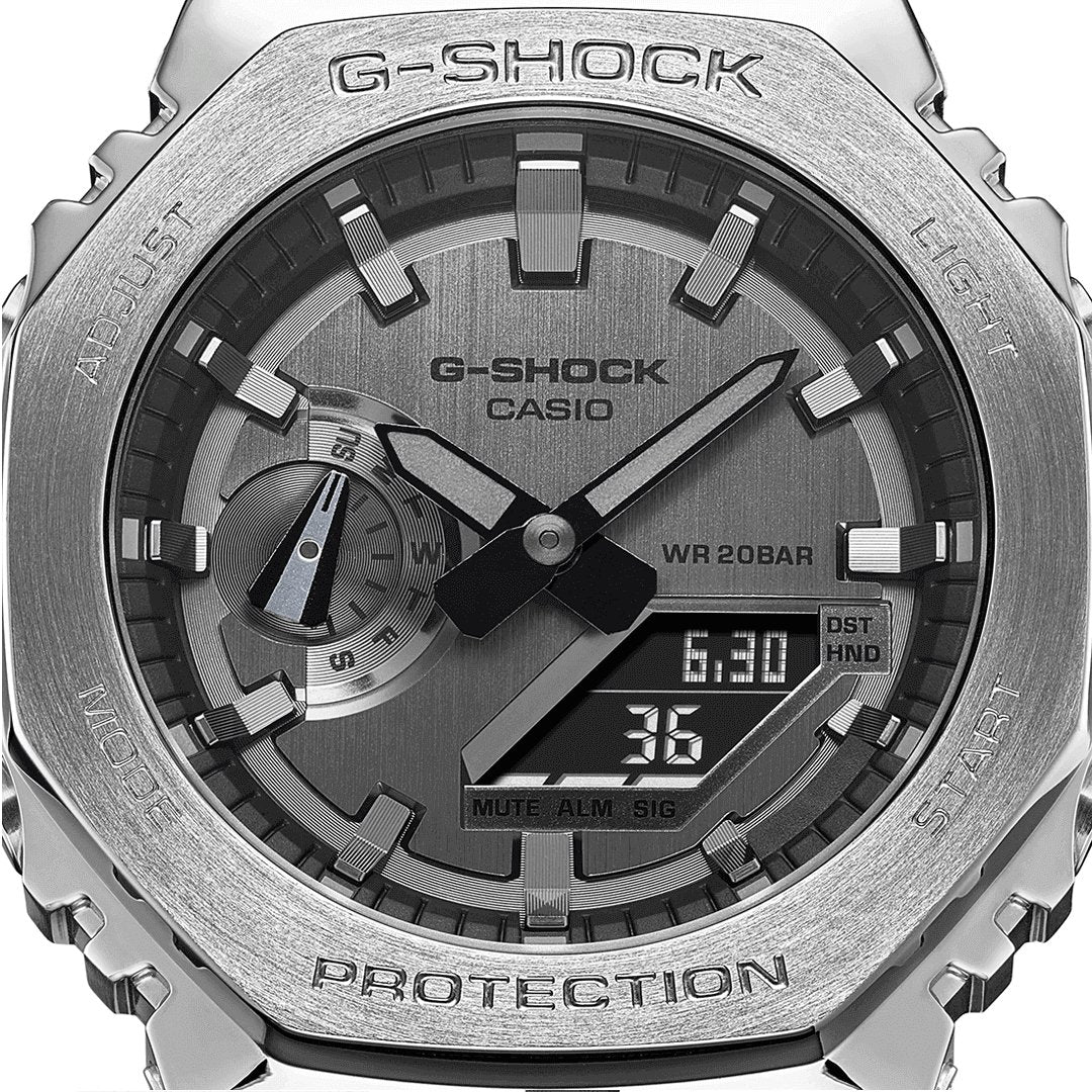 Casio G Shock Mens Classic Metal Watch Gm 2100 1aer