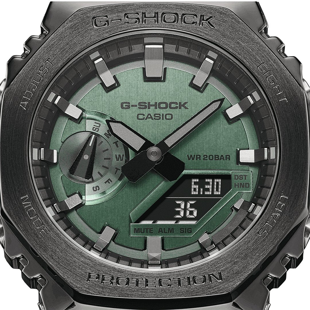 Casio G Shock Mens Green Watch Gm 2100b 3aer