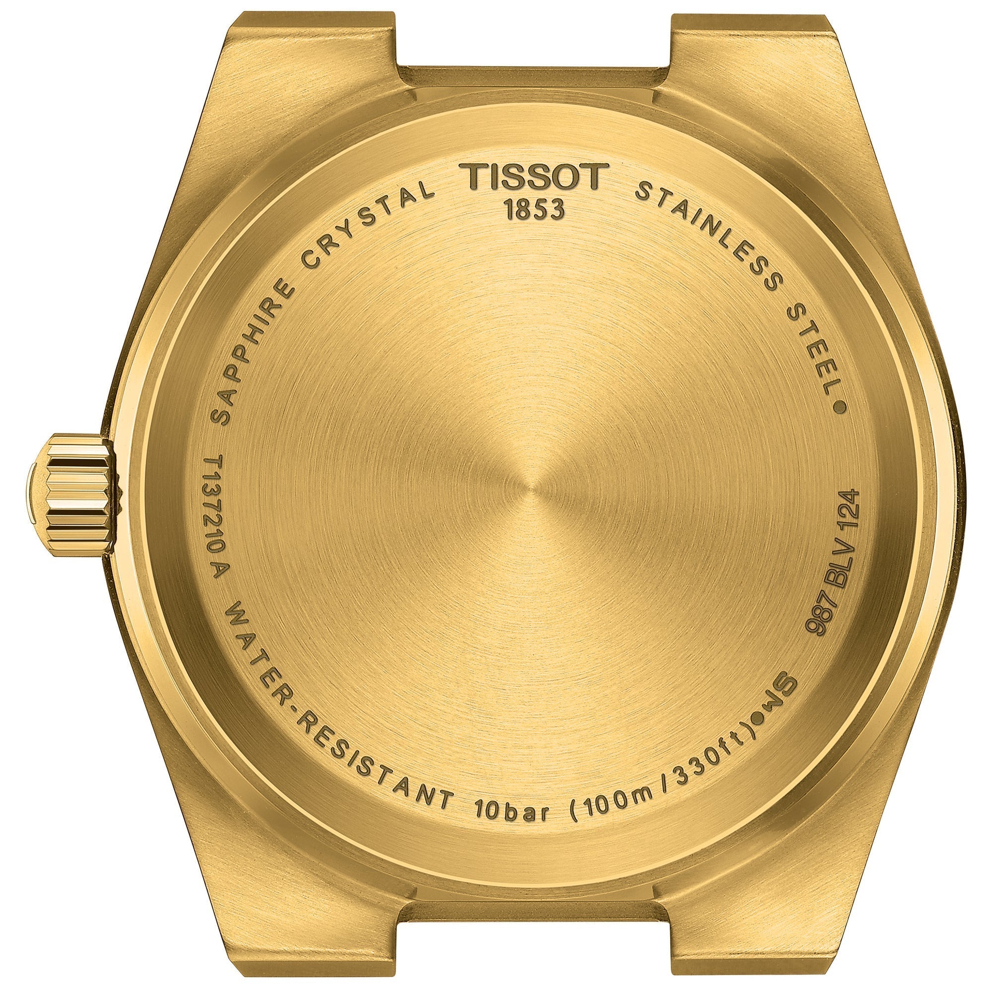 Tissot Prx 35mm Unisex Gold Watch T1372103302100