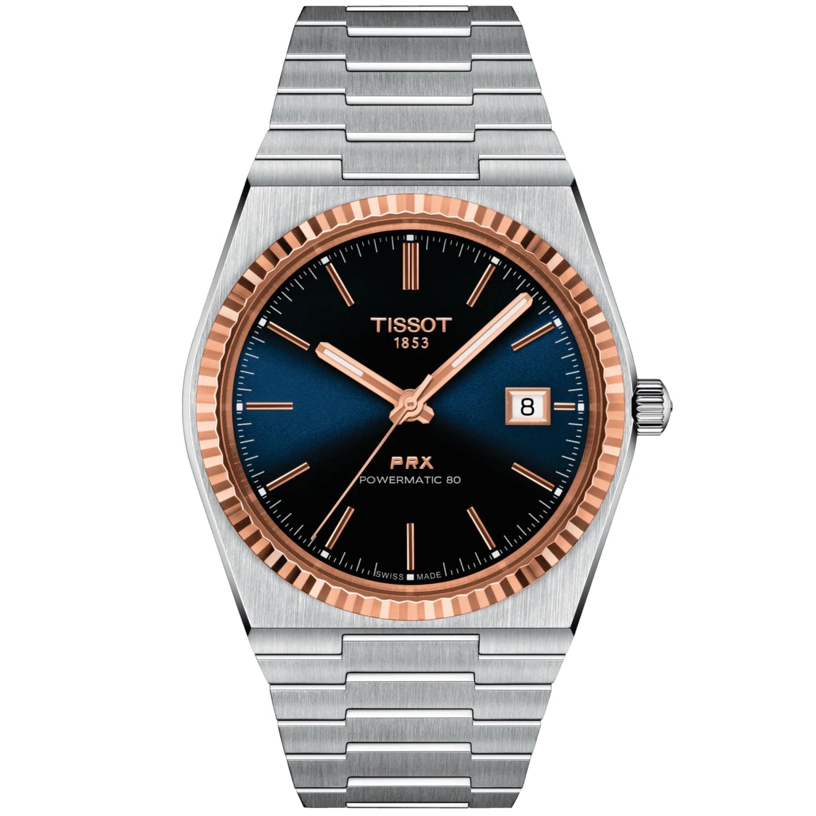 Tissot Prx Powermatic 80 Mens Silver Watch T931 407 41 041 00