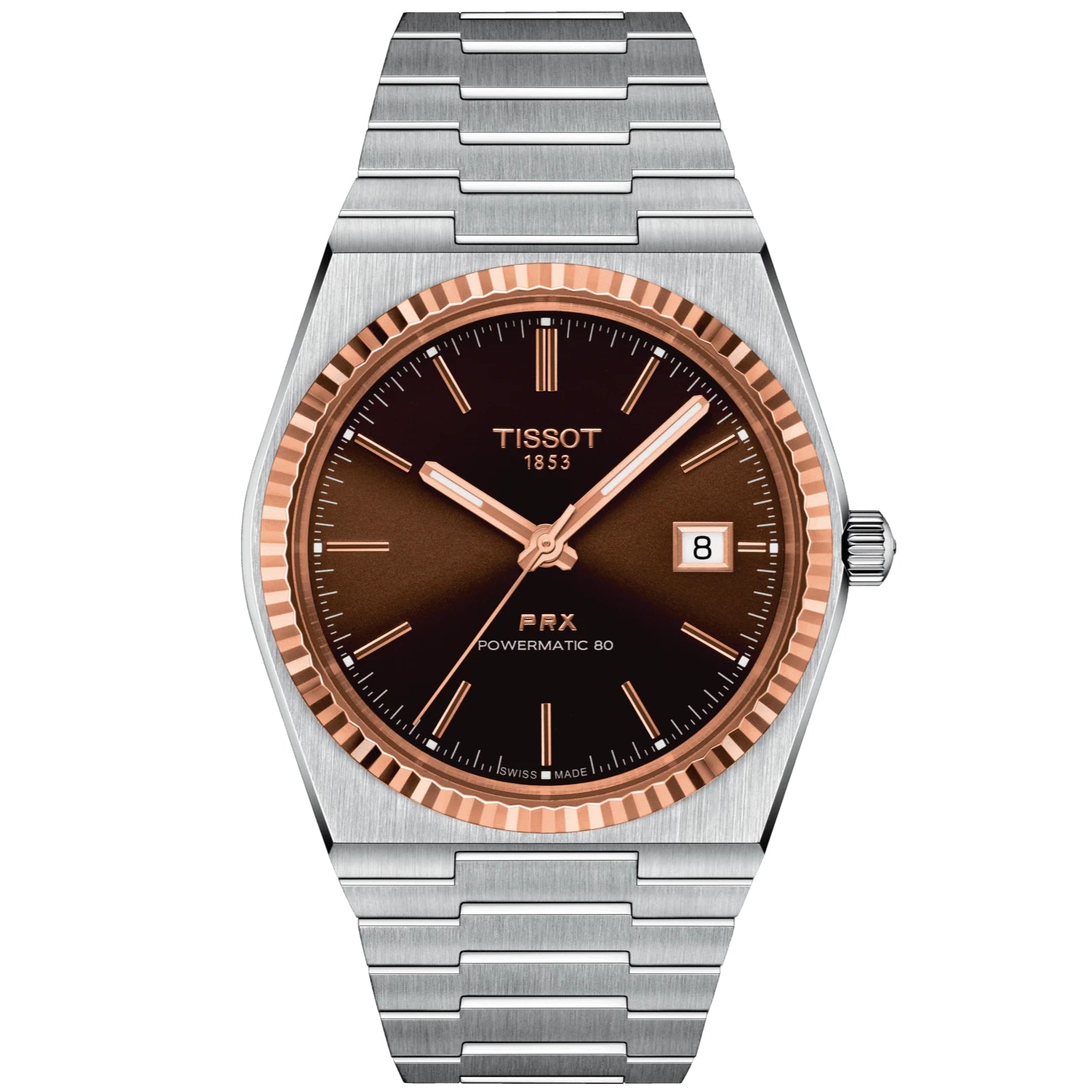 Tissot Prx Powermatic 80 Mens Silver Watch T931 407 41 291 00