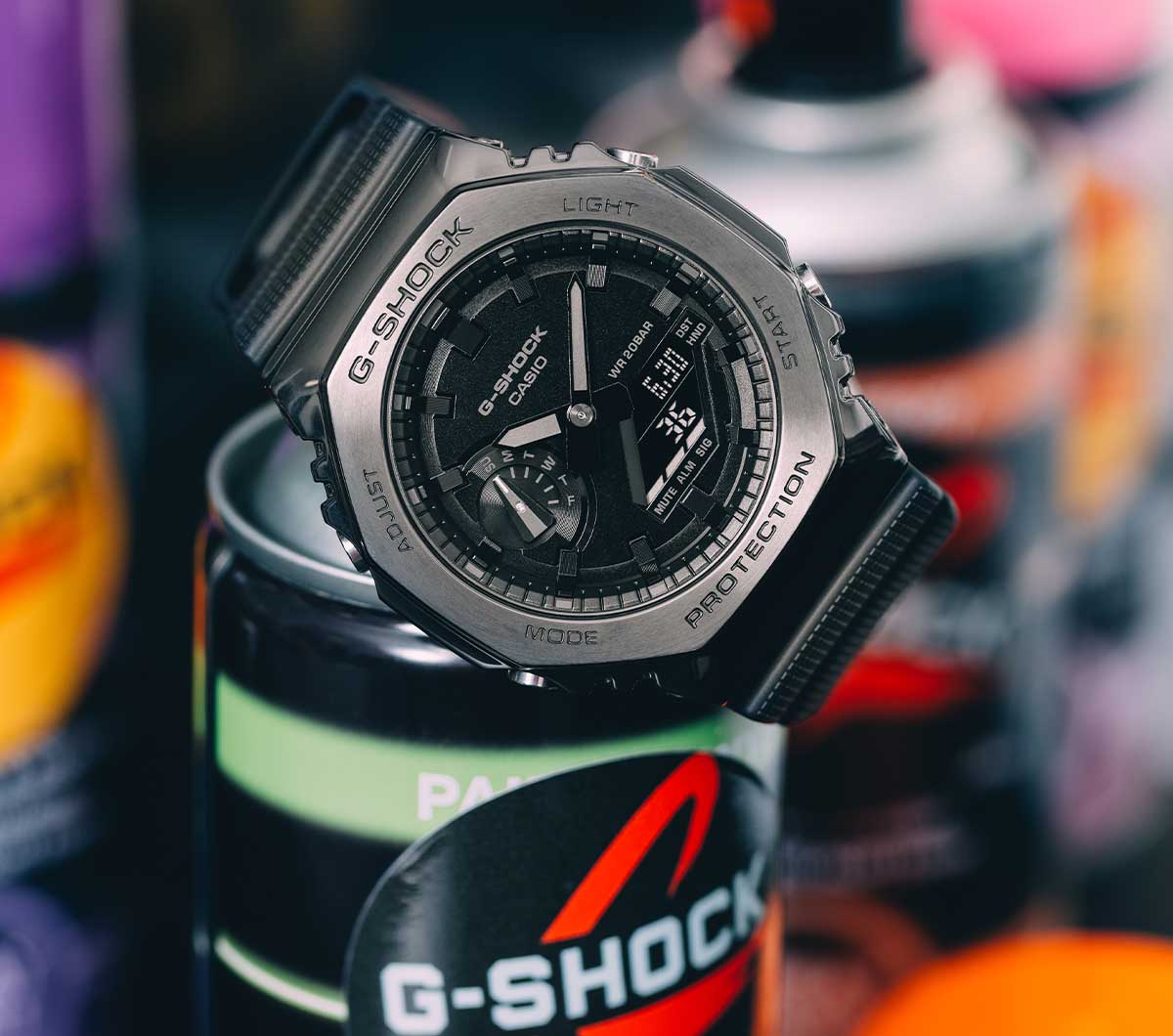 Casio G Shock Mens Black Watch Gm 2100bb 1aer