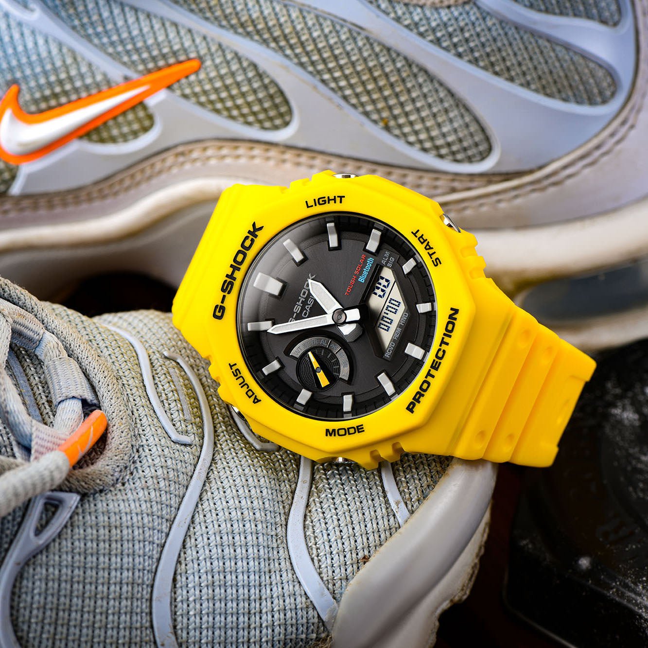 Casio G Shock Mens Yellow Watch Ga B2100c 9aer